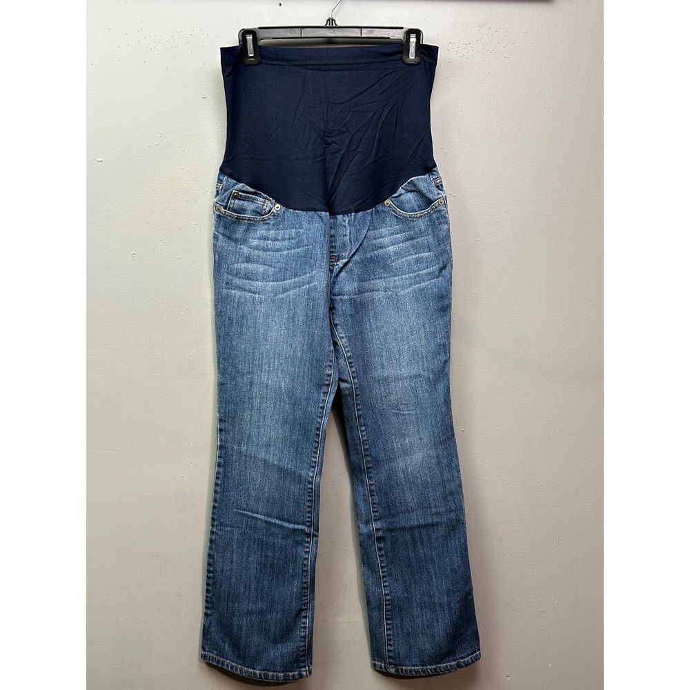 Liz‎ Lange Maternity for Target Bootcut Jeans Size 6 Blue Wash Comfortable Fit